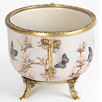 Фарфоровая чаша с бронзовыми элементами Eden Garden варинант исполнения - 3 | Loft Concept во Владивостоке