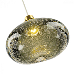 Подвесной светильник с прозрачным стеклянным плафоном округлой формы Effervia  варинант исполнения - 14 | Loft Concept во Владивостоке