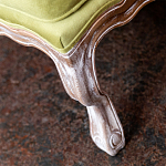 Диван из натурального бука бежевый с изображением птиц и цветов Beige Green Chinoiserie Garden Sofa варинант исполнения - 6 | Loft Concept во Владивостоке