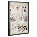 Рамка для фото с подсветкой c деревянными прищепками в комплекте Photo Backlight варинант исполнения - 1 | Loft Concept во Владивостоке