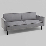 Диван современный вельветовый прямой Worcester Серый варинант исполнения - 1 | Loft Concept во Владивостоке