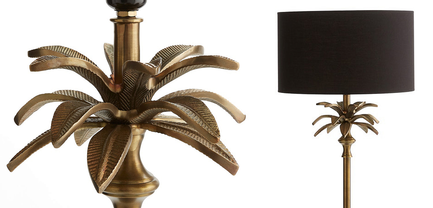 Торшер Palm Black Lampshade Торшер Palm Black Lampshade - Loft-Concept во Владивостоке
