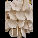 Люстра с фигурными подвесками из натурального камня Glowing Spheres варинант исполнения - 5 | Loft Concept во Владивостоке