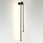 Бра черного цвета с изогнутым плафоном Luke Lampco Tracer Lamp варинант исполнения - 4 | Loft Concept во Владивостоке