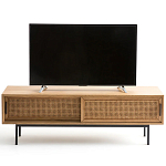 ТВ-тумба с плетеным декором Tate Wicker TV Stand варинант исполнения - 2 | Loft Concept во Владивостоке