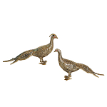 Статуэтка бронзовая пара Павлины Bronze Birds варинант исполнения - 1 | Loft Concept во Владивостоке
