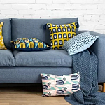 Чехол на подушку с двусторонним принтом и кисточками Ophelia Grove варинант исполнения - 6 | Loft Concept во Владивостоке