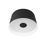 Потолочный светильник с цилиндрическим черным металлическим абажуром 20 Urban Dome варинант исполнения - 1 | Loft Concept во Владивостоке