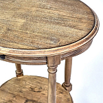 Деревянный овальный кофейный стол Margery Provence Coffee Table варинант исполнения - 4 | Loft Concept во Владивостоке