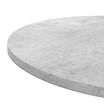 Стол обеденный с круглой светло-серой столешницей Harris Collection варинант исполнения - 5 | Loft Concept во Владивостоке