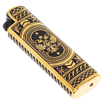 Зажигалка газовая с гравировкой Герба РФ в деревянной коробке Metal Lighters варинант исполнения - 1 | Loft Concept во Владивостоке