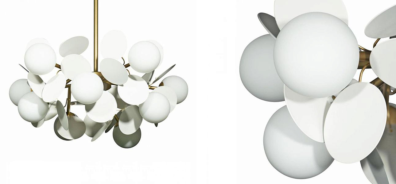 Люстра MATISSE Chandelier White 10 ламп Люстра MATISSE Chandelier White 10 ламп - Loft-Concept во Владивостоке