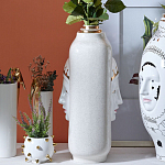 Ваза с золотисто-белыми фрагментами Faces of Imagination варинант исполнения - 9 | Loft Concept во Владивостоке