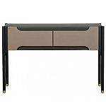 Консоль тёмно-коричневого цвета с 2-мя ящиками Gladstone варинант исполнения - 2 | Loft Concept во Владивостоке