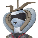 Кукла из джинсовой одежды и армейских палаток Rusalka Jeans&Tents варинант исполнения - 4 | Loft Concept во Владивостоке