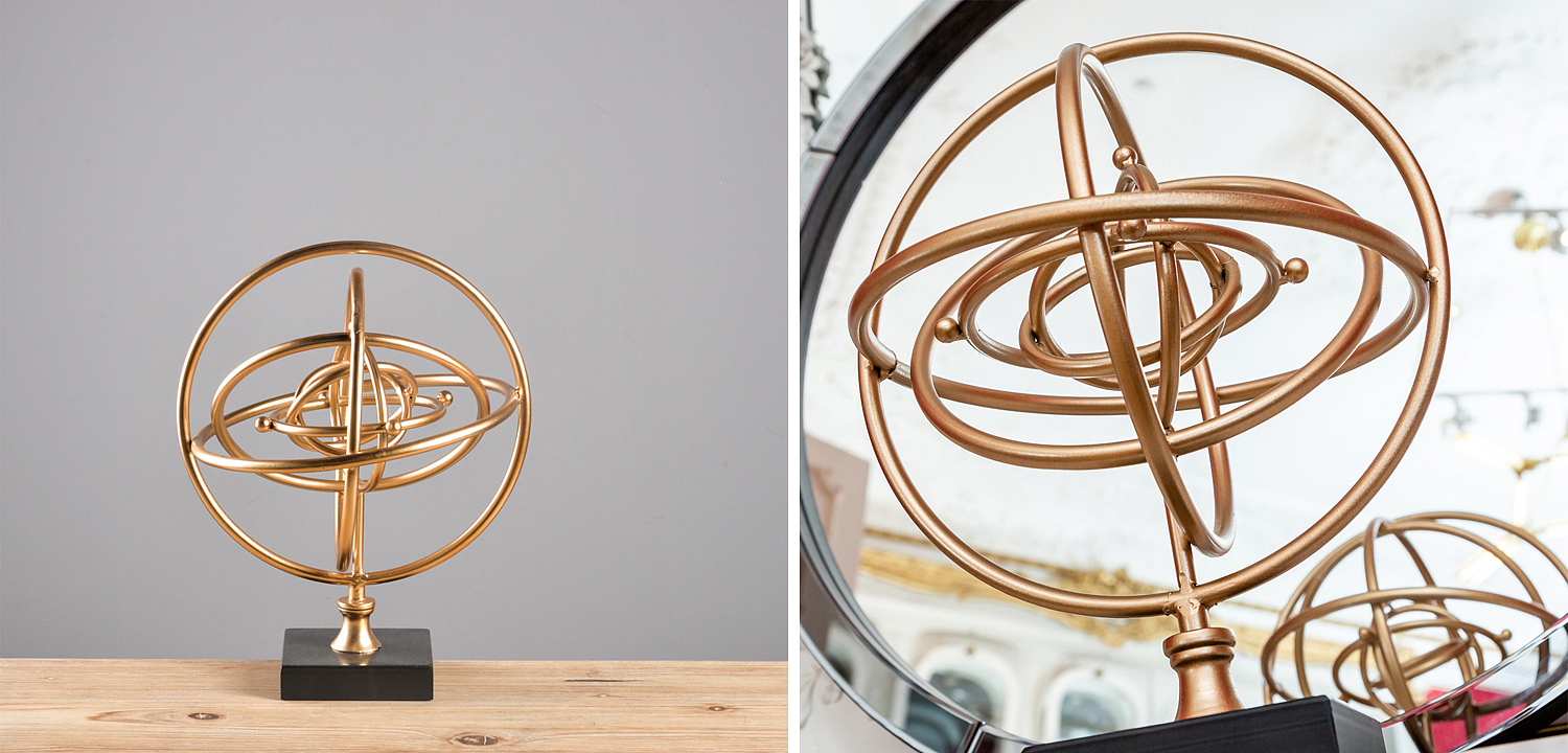 Статуэтка Sphere Sundial gold Статуэтка Sphere Sundial gold - Loft-Concept во Владивостоке