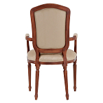 Стул с подлокотниками из натурального бука бежевый Solid Luxury варинант исполнения - 3 | Loft Concept во Владивостоке