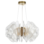 Люстра с декором в виде крупных рельефных лепестков 80 см Ethereal Bloom варинант исполнения - 2 | Loft Concept во Владивостоке