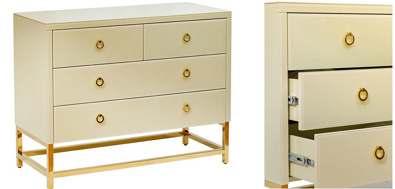 Комод в стиле модерн Marinella Beige Commode Бежевый Комод в стиле модерн Marinella Beige Commode Бежевый - Loft-Concept во Владивостоке