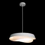 Подвесной светильник круглый белого цвета из металла Vita Cuna варинант исполнения - 2 | Loft Concept во Владивостоке