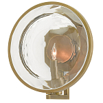 Бра круглое с прозрачным рельефным плафоном Crystal Prism варинант исполнения - 2 | Loft Concept во Владивостоке