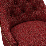 Мебельная ткань Шенилл бордовый цвет 138 см T4-23 варинант исполнения - 6 | Loft Concept во Владивостоке