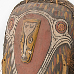 Деревянная расписная маска ручной работы Great Papuan Mask варинант исполнения - 3 | Loft Concept во Владивостоке