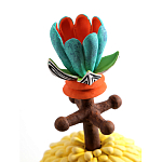 Статуэтка тропический фрукт Pandora Tropical Fruit Yellow Emerald Flower варинант исполнения - 3 | Loft Concept во Владивостоке