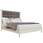 Кровать из массива бука с мягким изголовьем Tasteful Furniture варинант исполнения - 1 | Loft Concept во Владивостоке