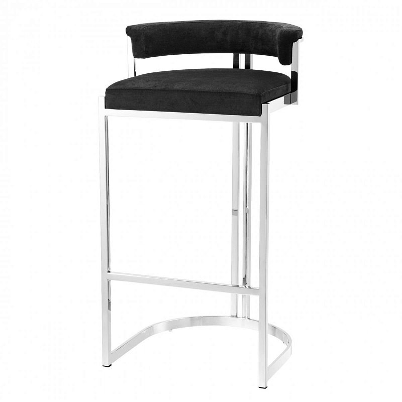 Барный стул Eichholtz Bar Stool Dante Черный Нержавеющая сталь Барный стул Eichholtz Bar Stool Dante Черный Нержавеющая сталь во Владивостоке | Loft Concept