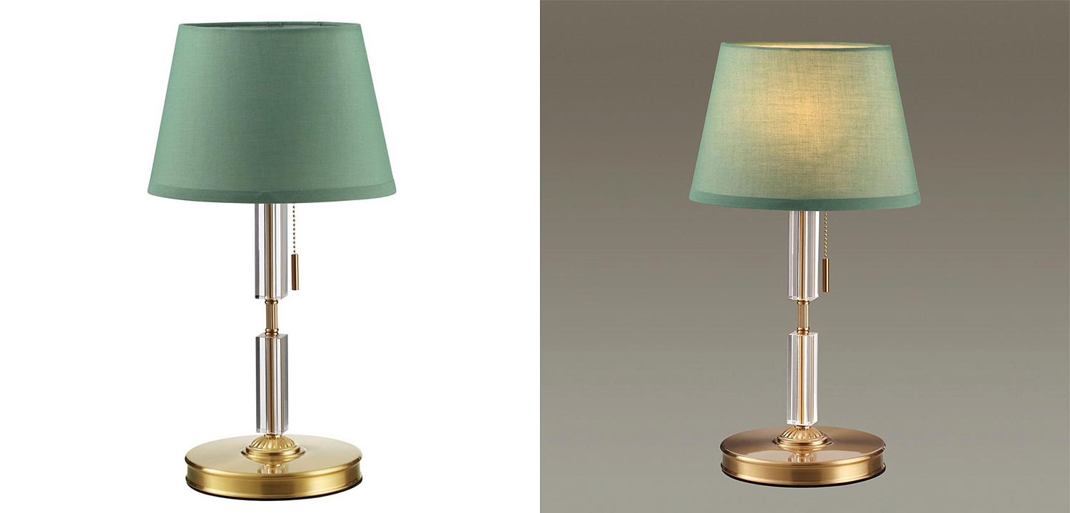 Настольная лампа Ramona Green Table Lamp Настольная лампа Ramona Green Table Lamp - Loft-Concept во Владивостоке