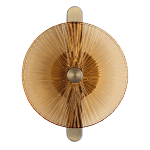 Бра с круглым стеклянным плафоном Gingham варинант исполнения - 2 | Loft Concept во Владивостоке