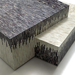 Дизайнерский журнальный стол с инкрустацией Plateau Coffee Table  варинант исполнения - 3 | Loft Concept во Владивостоке