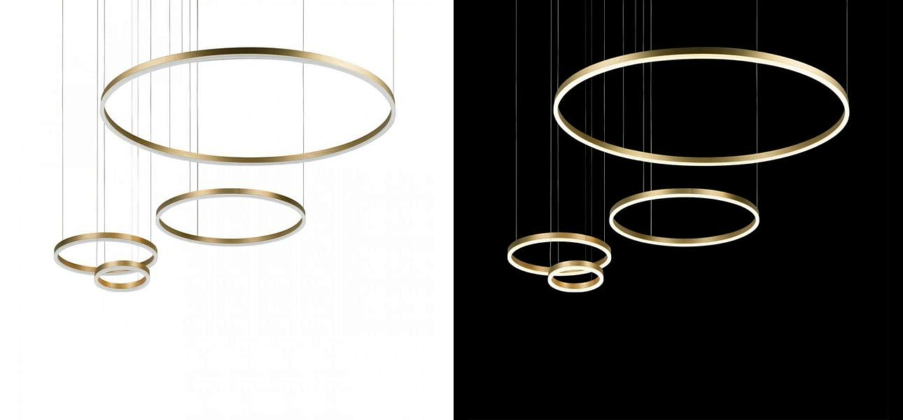 Люстра Neo Circles Gold II Люстра Neo Circles Gold II - Loft-Concept во Владивостоке