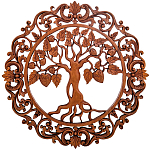 Панно из дерева LeafBerry Panel With Trees варинант исполнения - 1 | Loft Concept во Владивостоке