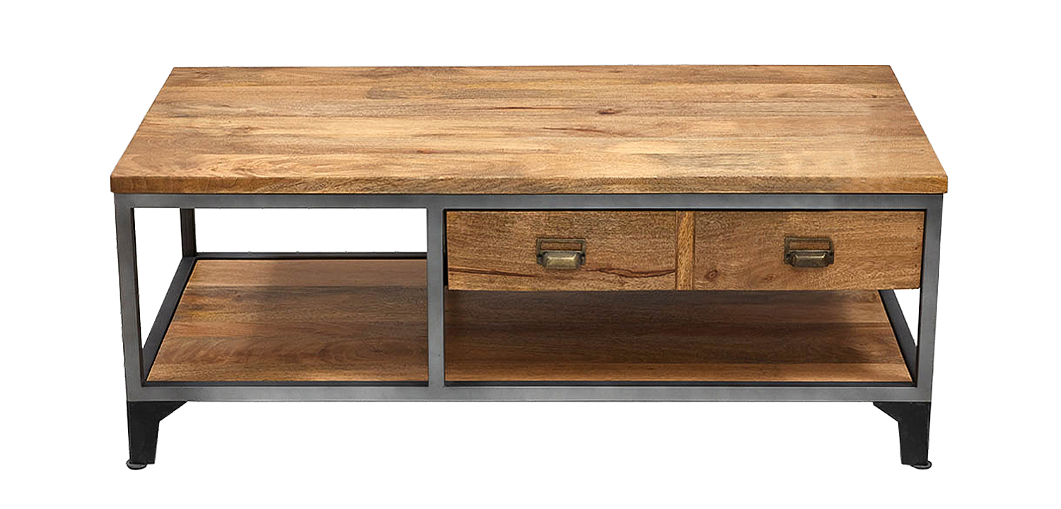 Кофейный стол в стиле лофт Russell Coffee Table Кофейный стол в стиле лофт Russell Coffee Table - Loft-Concept во Владивостоке