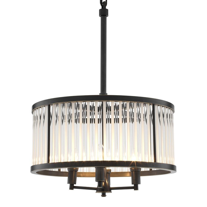 Люстра Chandelier Darcy Bronze Темная бронза Прозрачный (Transparent) Люстра Chandelier Darcy Bronze Темная бронза Прозрачный (Transparent) во Владивостоке | Loft Concept