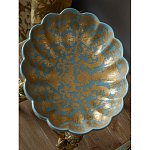 Чаша с орнаментом на бронзовых ножках в виде ангелов Eden Garden варинант исполнения - 4 | Loft Concept во Владивостоке