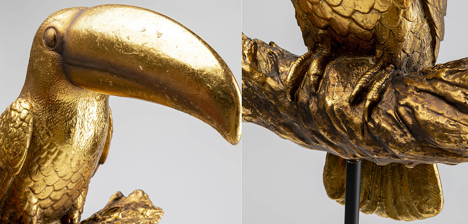 Статуэтка Golden Tukan on a stand - Loft-Concept во Владивостоке