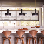 Подвесной светильник цилиндрический с белым плафоном Hinkley варинант исполнения - 11 | Loft Concept во Владивостоке