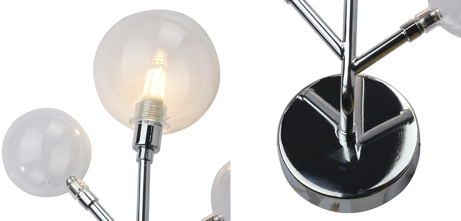 Бра Berries Trio Sconce chromium Бра Berries Trio Sconce chromium - Loft-Concept во Владивостоке