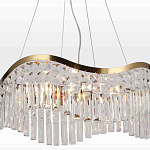 Люстра подвесная волнистой формы с хрустальными подвесками Ludivine Lighting варинант исполнения - 4 | Loft Concept во Владивостоке