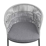 Кресло с декоративным плетением на спинке и подлокотниках Armchair Weaving варинант исполнения - 5 | Loft Concept во Владивостоке