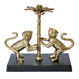 Подсвечник Обезьянки и пальма