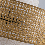 Подвесной светильник с декоративным поясом из плетеного бамбука Biuloggicu варинант исполнения - 9 | Loft Concept во Владивостоке