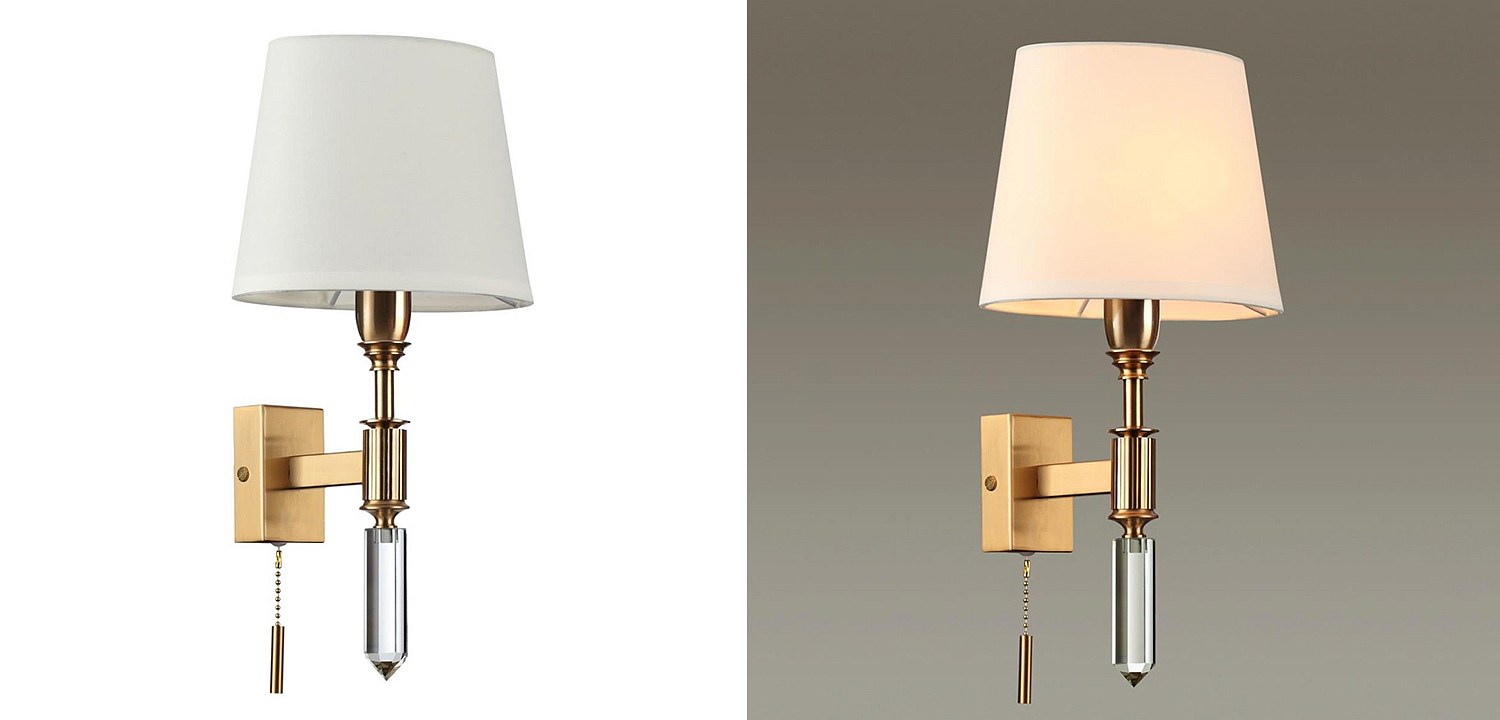 Бра Ramona White Wall Lamp Бра Ramona White Wall Lamp - Loft-Concept во Владивостоке