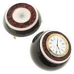 Часы настольные в виде шара из натурального камня Ball Stone Clock варинант исполнения - 8 | Loft Concept во Владивостоке