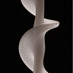 Люстра с белым скрученным плафоном Golden Swirl варинант исполнения - 6 | Loft Concept во Владивостоке