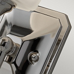 Бра для ванных комнат с белым матовым плафоном квадратной формы на основании цвета хром Feiss варинант исполнения - 3 | Loft Concept во Владивостоке