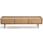 ТВ-тумба с плетеным декором Buckley Wicker TV Stand варинант исполнения - 1 | Loft Concept во Владивостоке